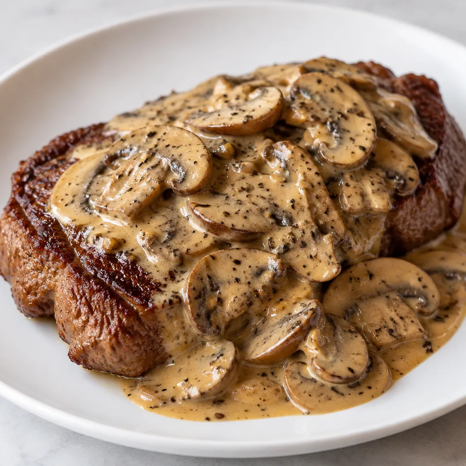 Mushroom Sauce for Steak — serving inspiration