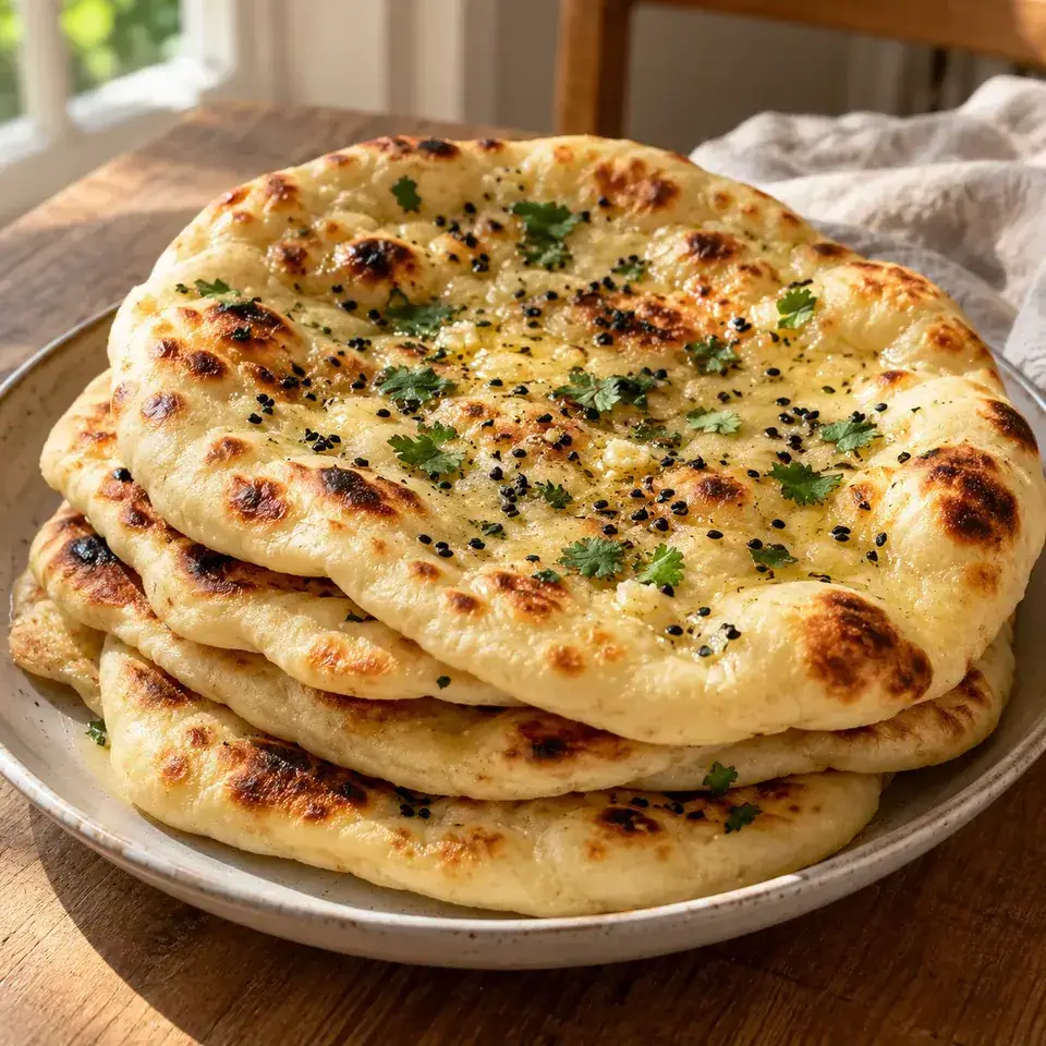 Naan recipe – fluffy, bubbly, chewy! — serving inspiration