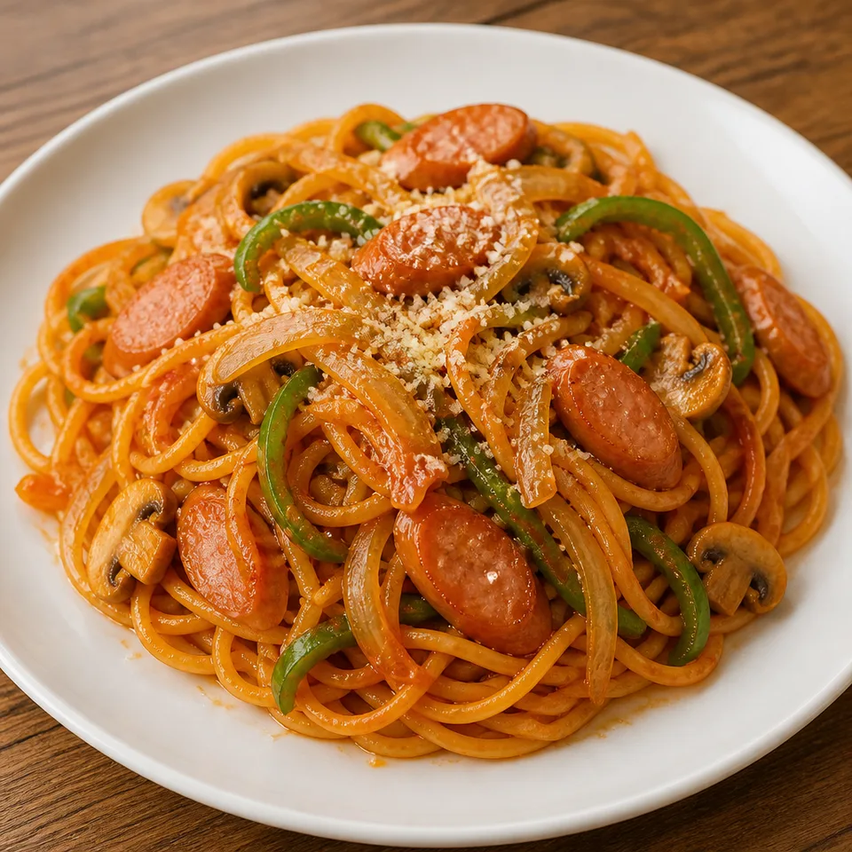 Napolitan (Japanese Ketchup Spaghetti) — serving inspiration