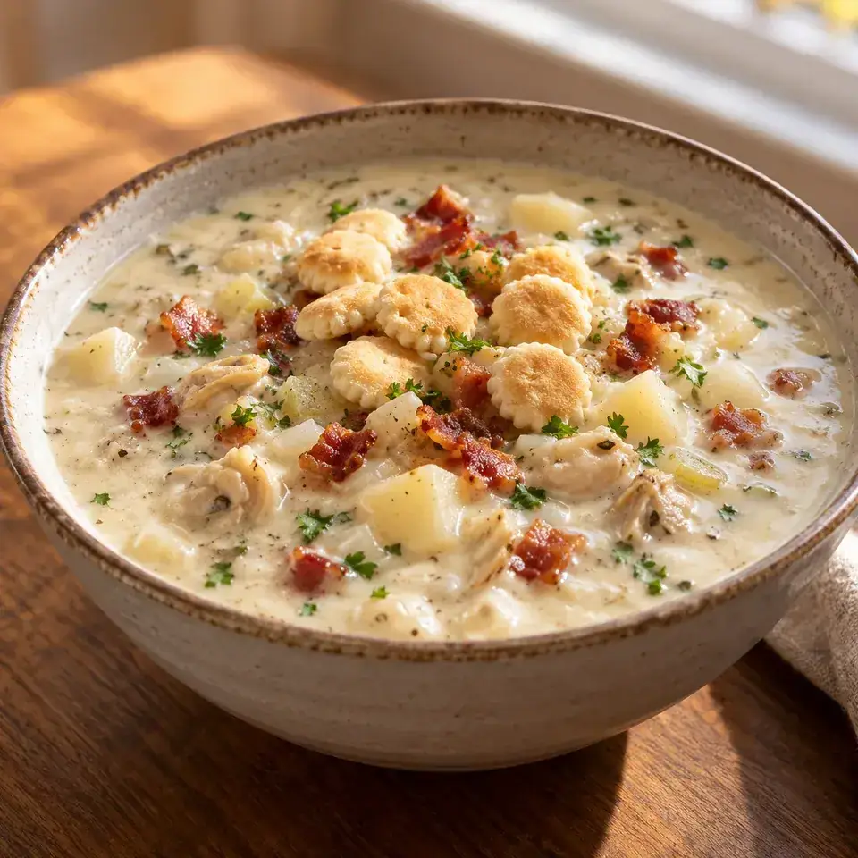 New England Clam Chowder — serving inspiration