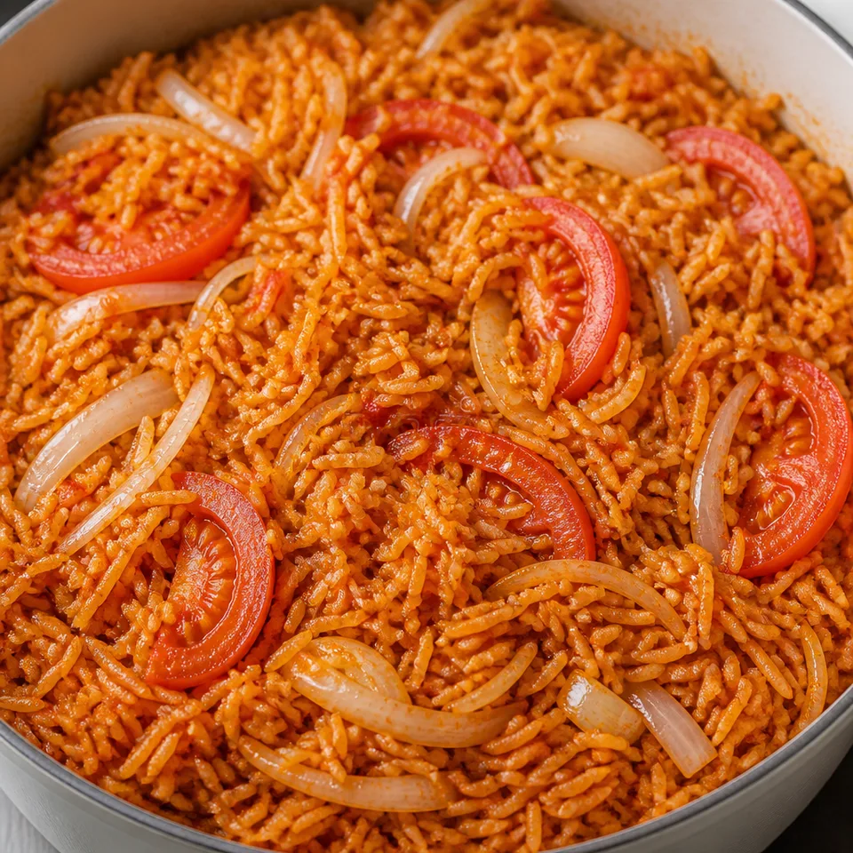 Nigerian Jollof Rice — serving inspiration