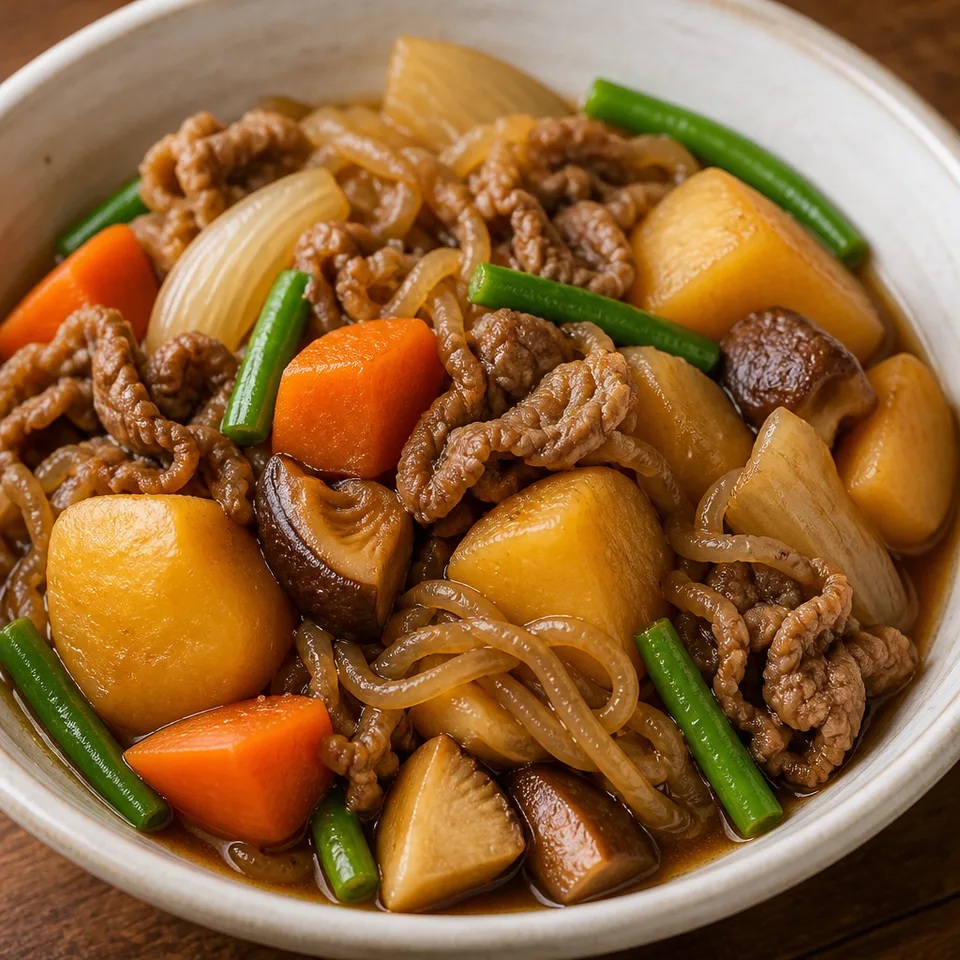 Nikujaga (Meat and Potatoes) — serving inspiration