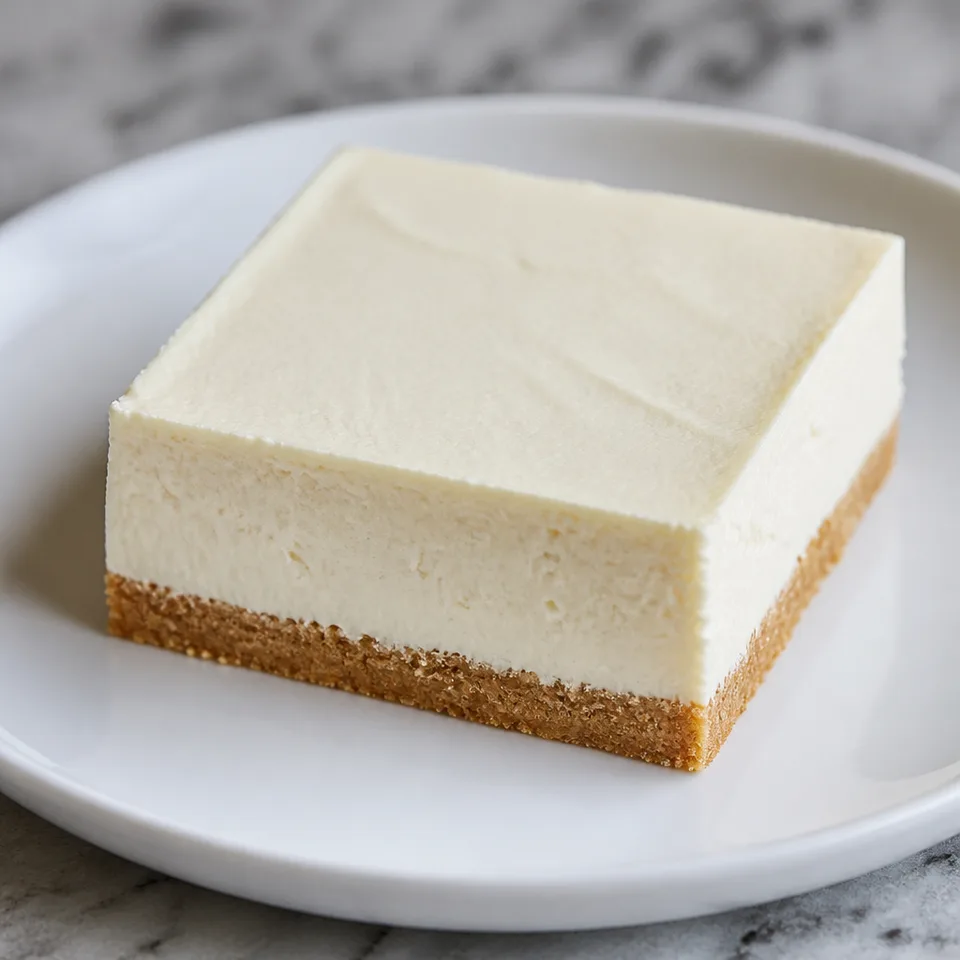 No-Bake Cheesecake Bars — serving inspiration