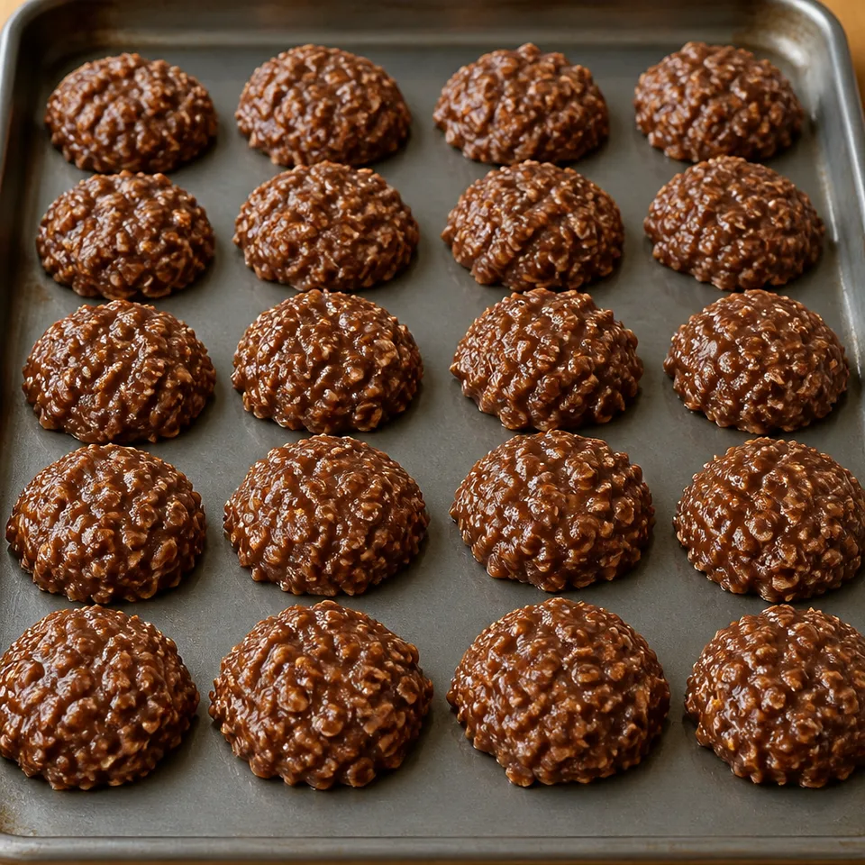 No Bake Cookies — serving inspiration