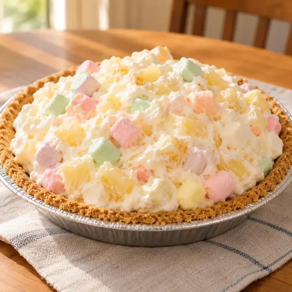 No Bake Rainbow Pie — serving inspiration