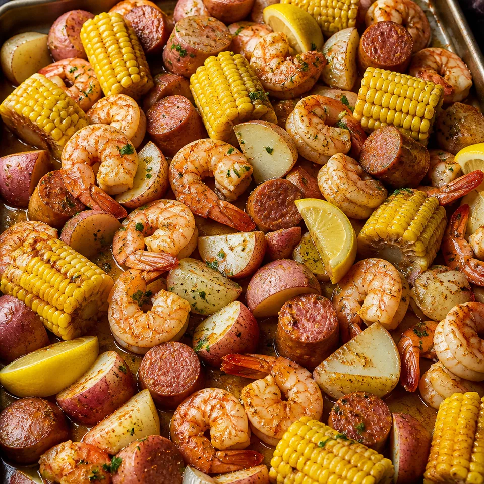 Old Bay Shrimp Boil — serving inspiration