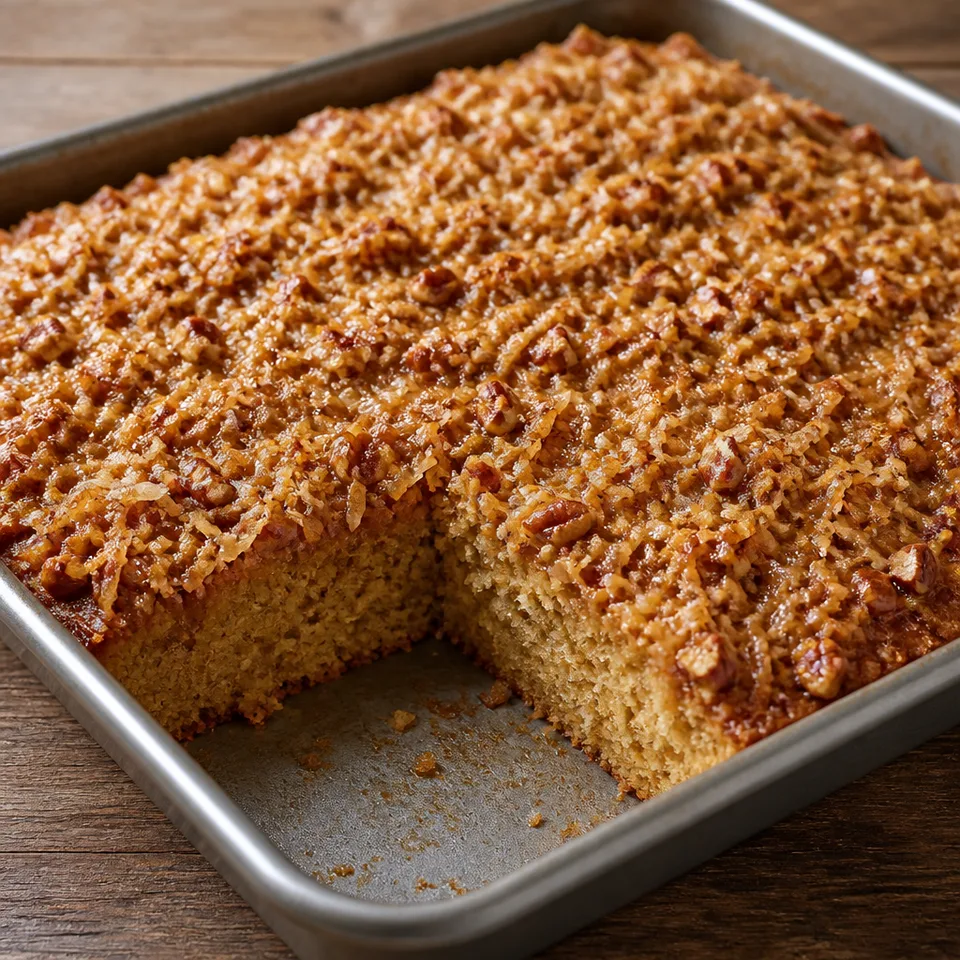 Old-Fashioned Oatmeal Cake — serving inspiration