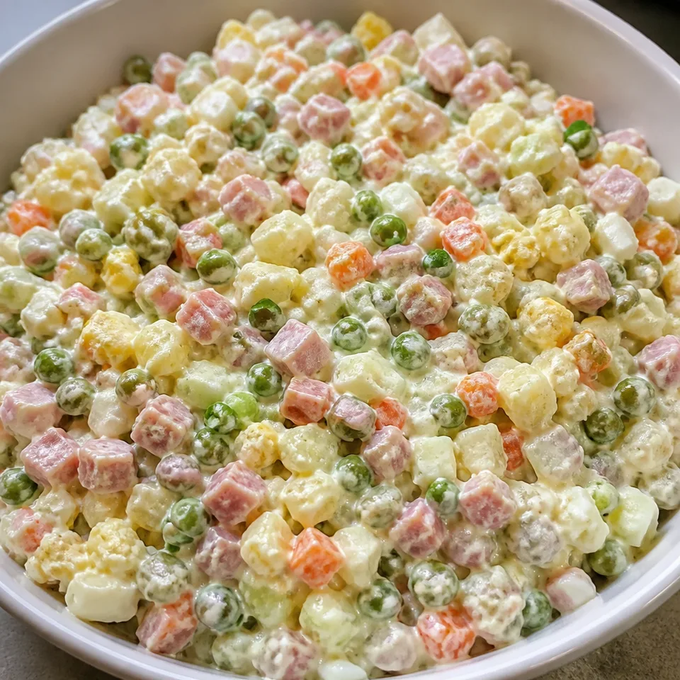 Olivier Salad (Russian Salad) — serving inspiration