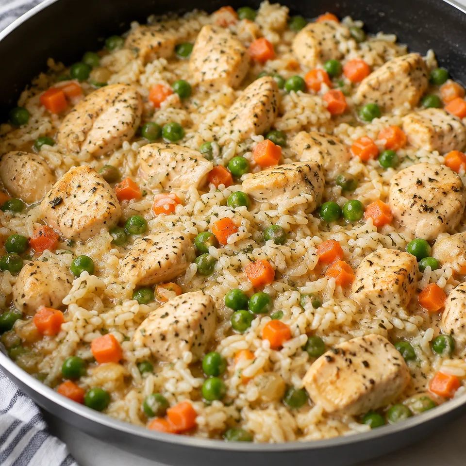 One Pan Chicken and Rice — serving inspiration