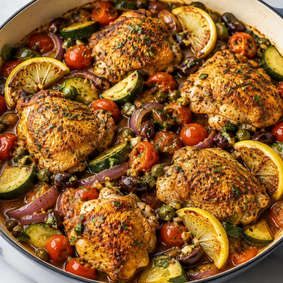 One Pan Mediterranean Chicken — serving inspiration