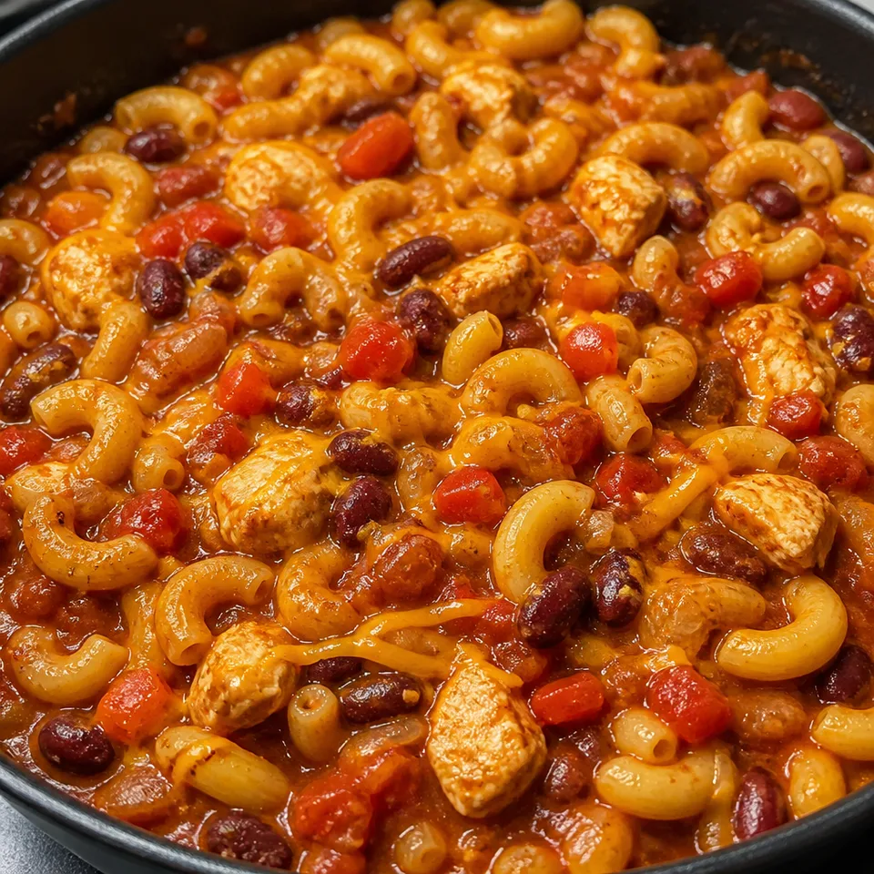 One Pot BBQ Chicken Chili Mac — serving inspiration