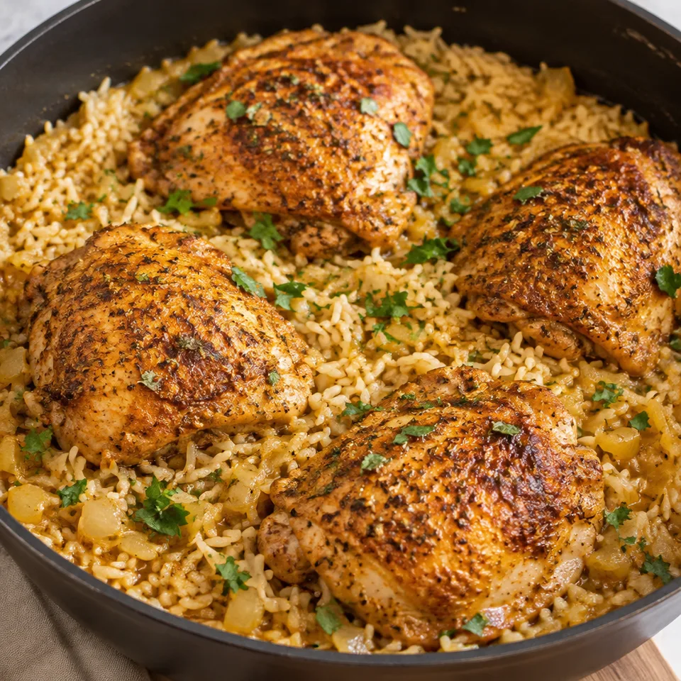 One Pot Chicken and Rice — serving inspiration