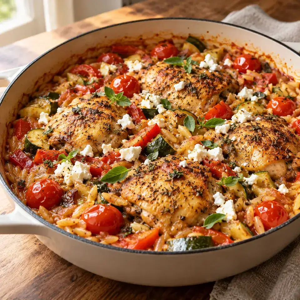 One Pot Chicken Risoni — serving inspiration