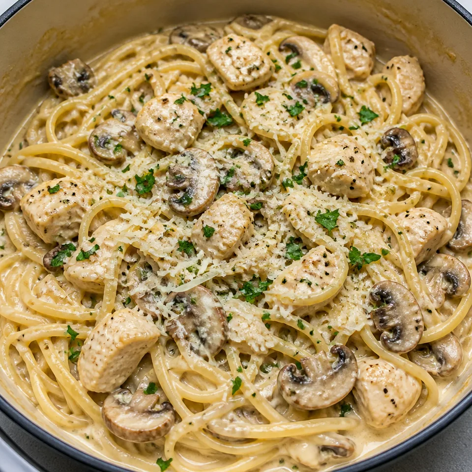 One Pot Chicken Tetrazzini — serving inspiration