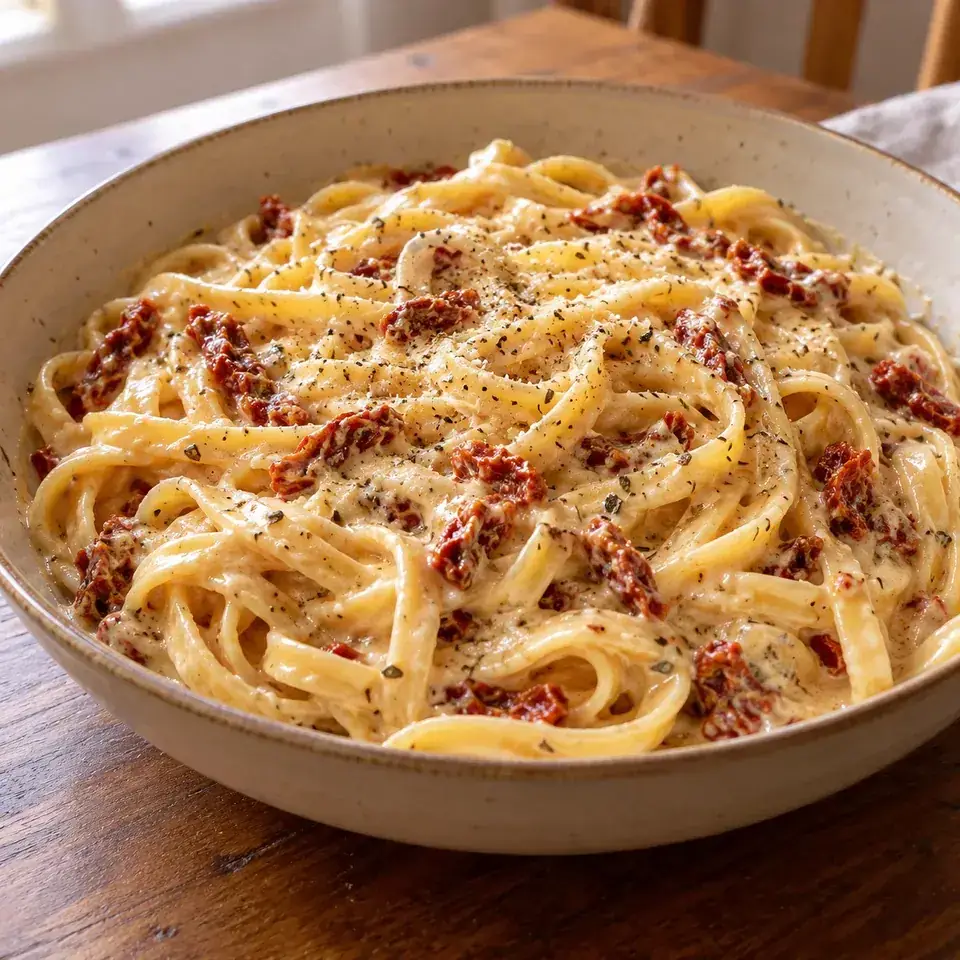 One Pot Creamy Sun Dried Tomato Pasta — serving inspiration