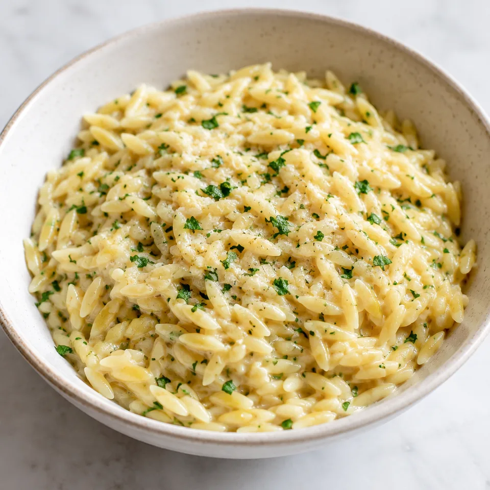 One Pot Lemon Orzo Pasta — serving inspiration