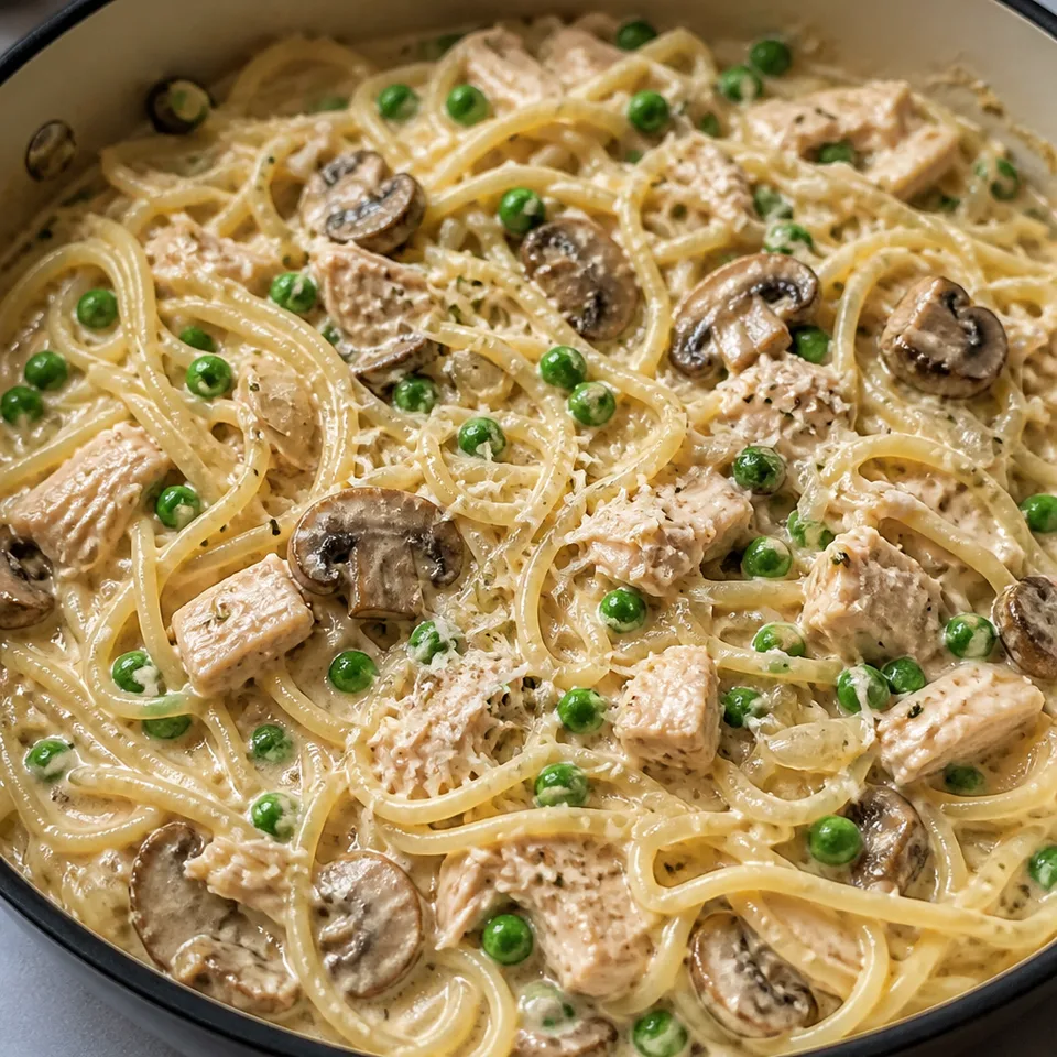 One Pot Turkey Tetrazzini Recipe — serving inspiration