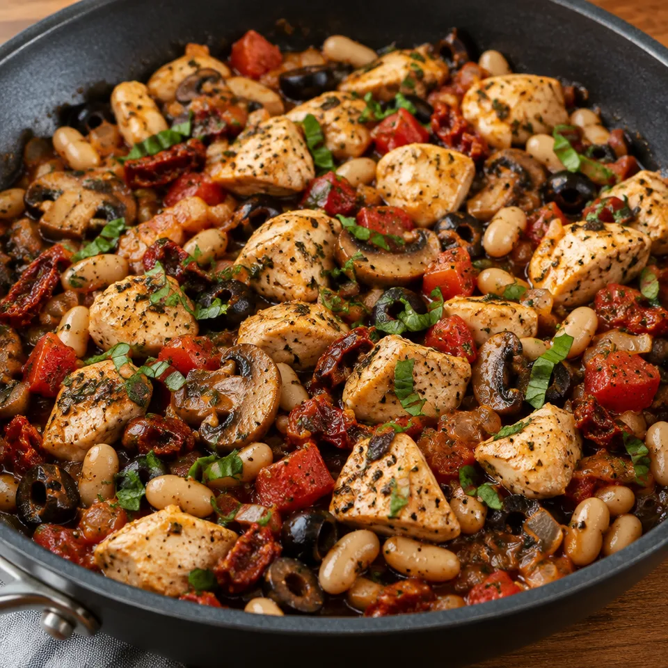 One Skillet Tuscan Chicken — serving inspiration