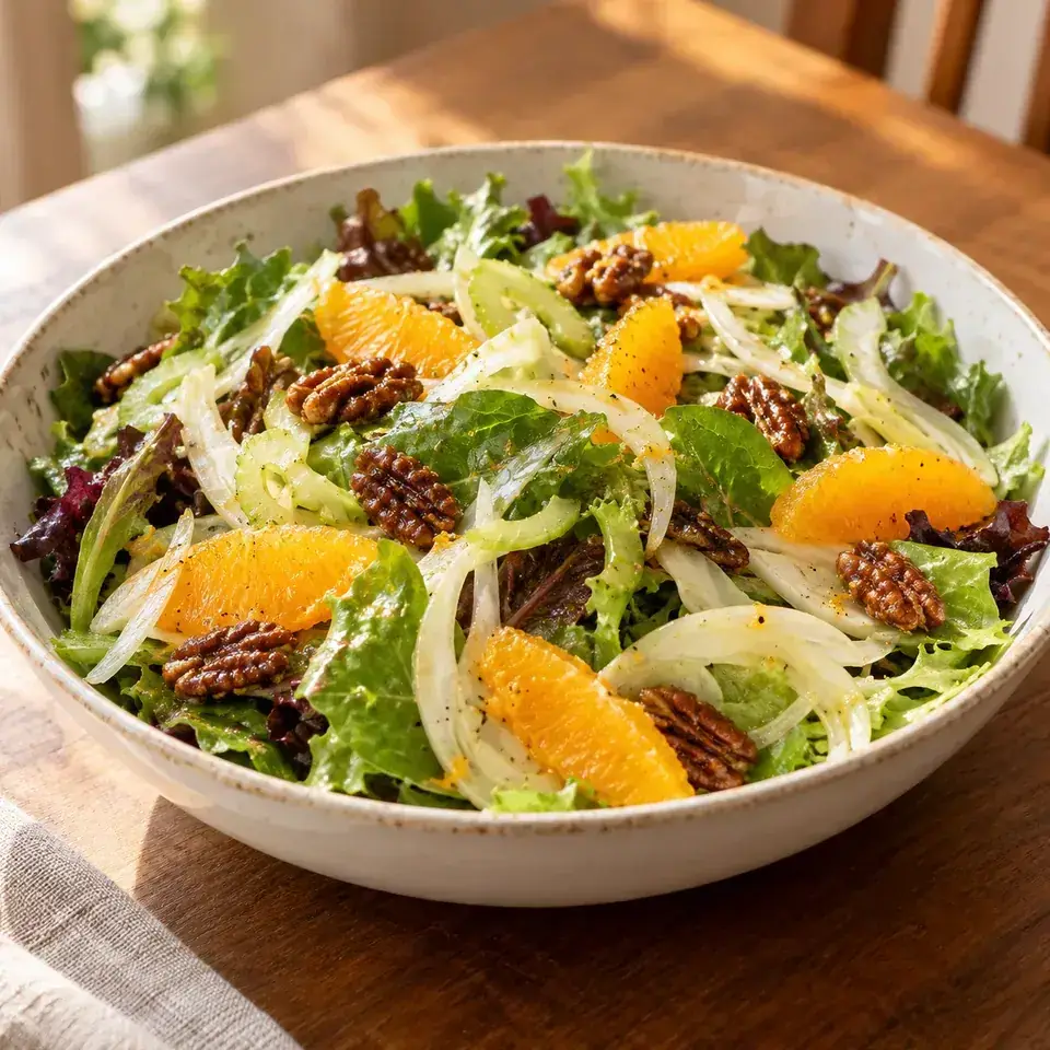Orange & Fennel Salad — serving inspiration