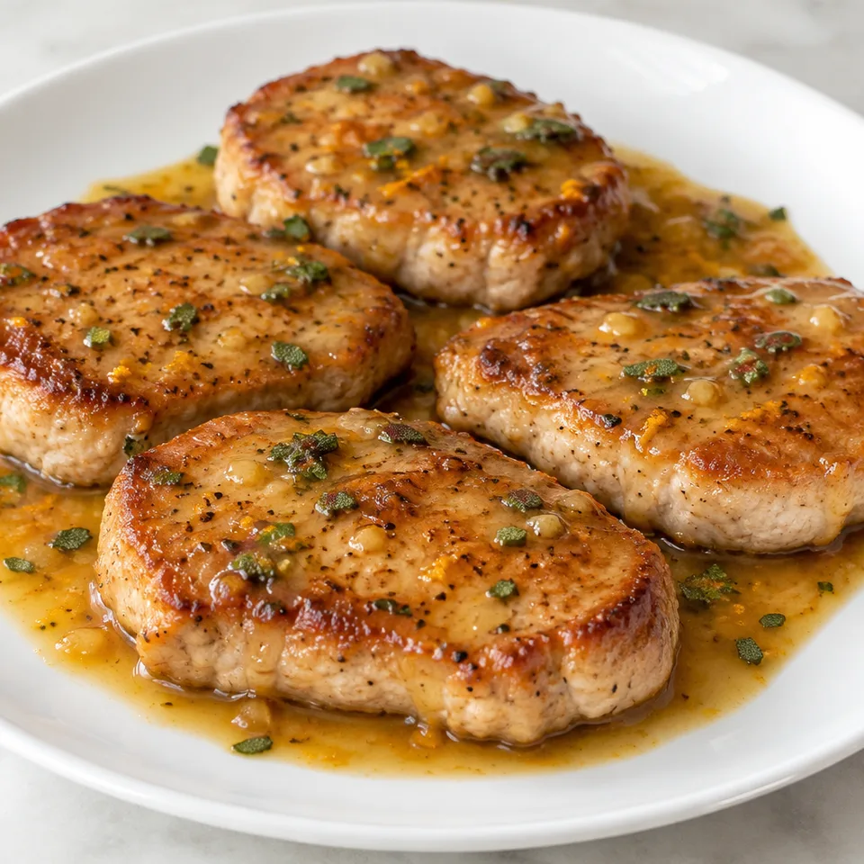 Orange-Sage Pork Chops — serving inspiration