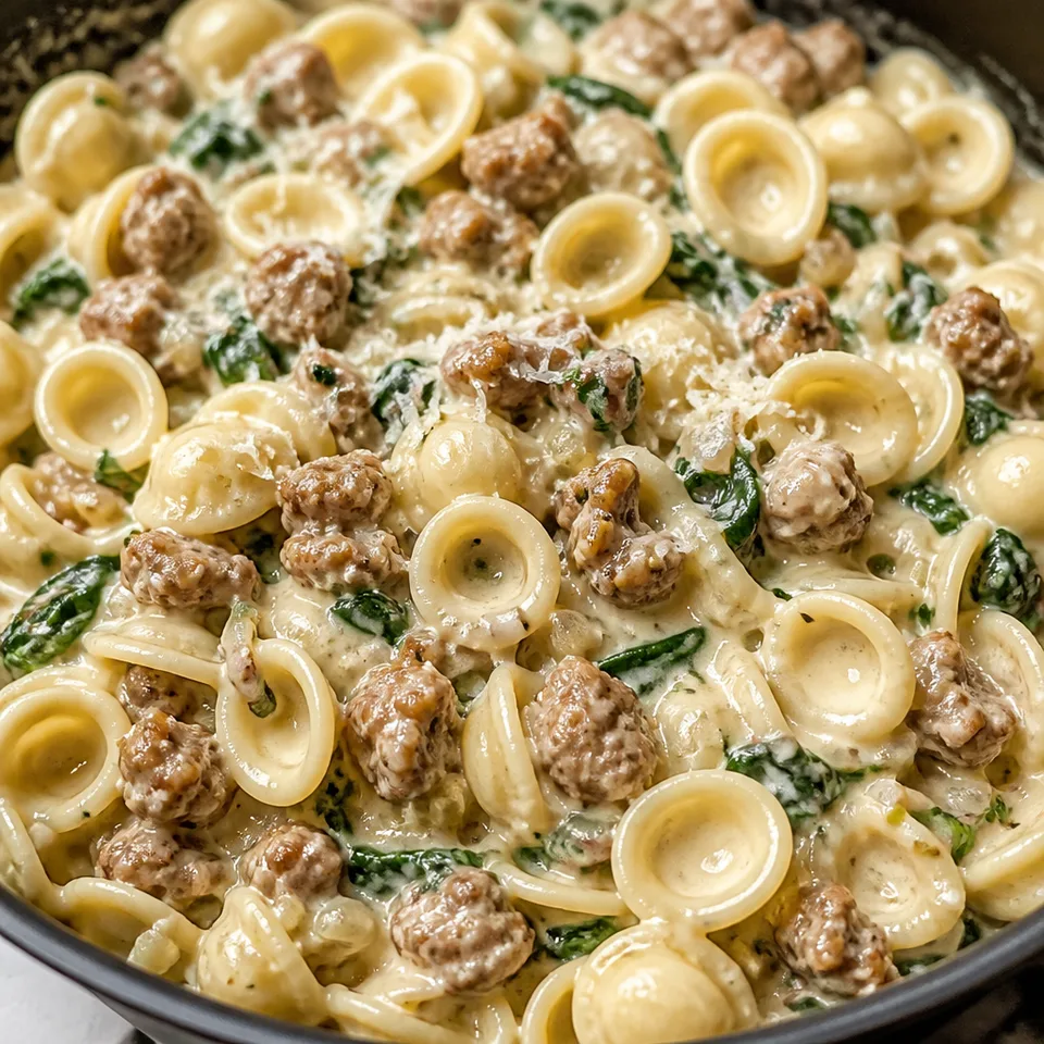 Orecchiette Pasta with Sausage — serving inspiration