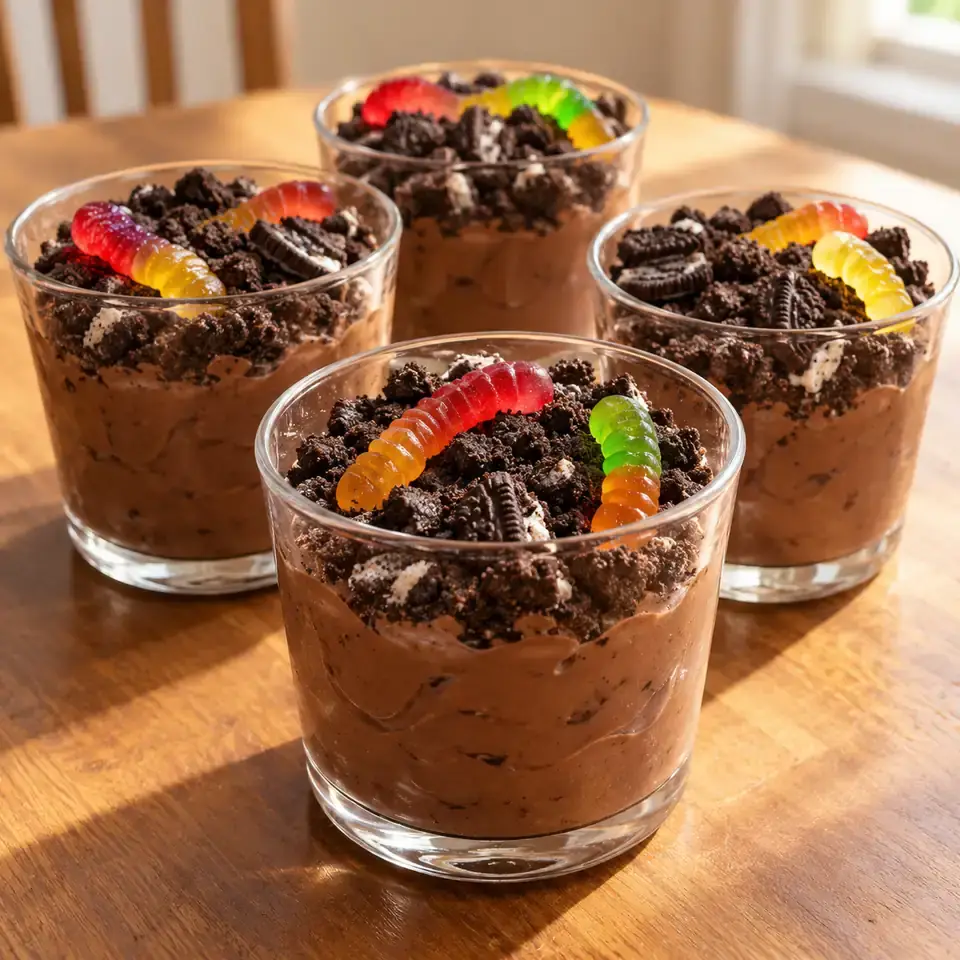 Oreo Dirt Cups — serving inspiration