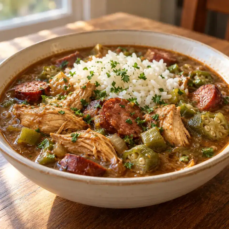 Our Favorite Gumbo Recipe — serving inspiration