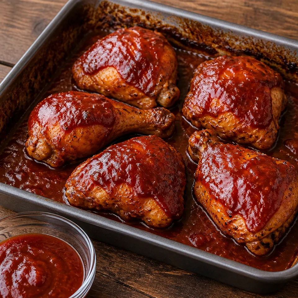 Oven Baked BBQ Chicken — serving inspiration