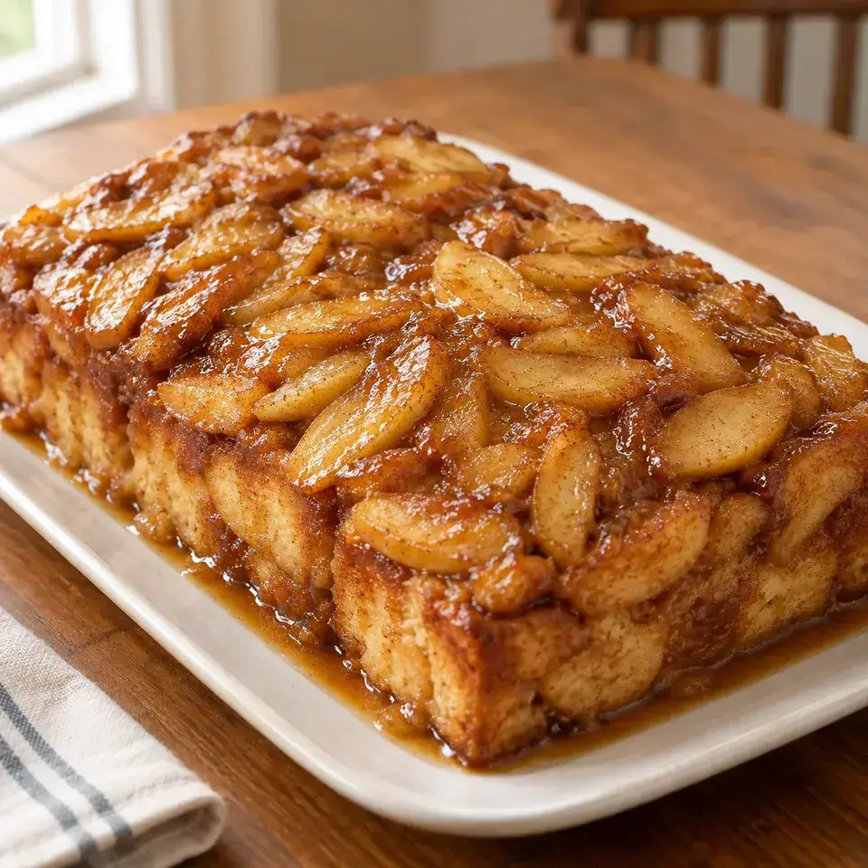 Overnight Apple Pie French Toast Casserole — serving inspiration