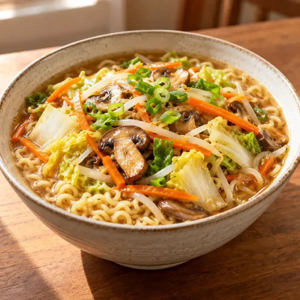 Packet Ramen Makeover — serving inspiration