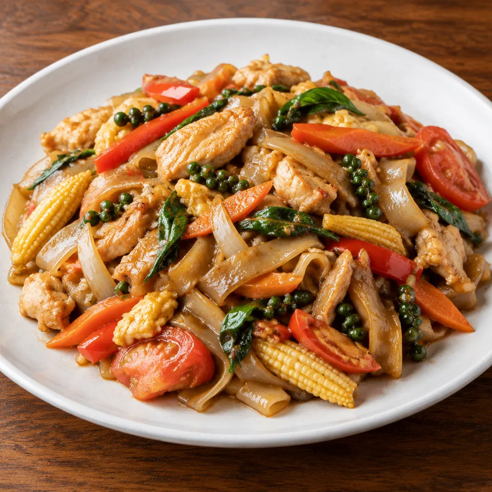 Pad Kee Mao (ผัดขี้เมา) — serving inspiration