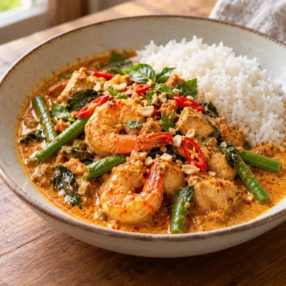 Panang Curry - real, from scratch — serving inspiration