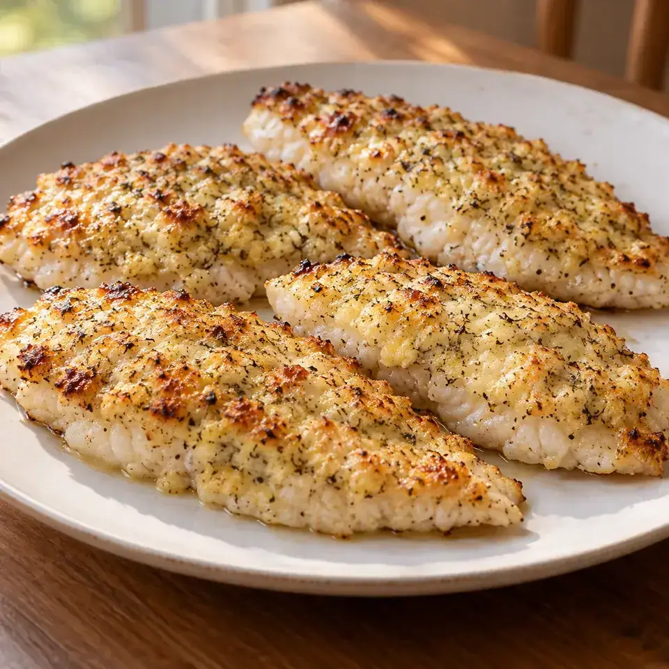 Parmesan Broiled Tilapia — serving inspiration