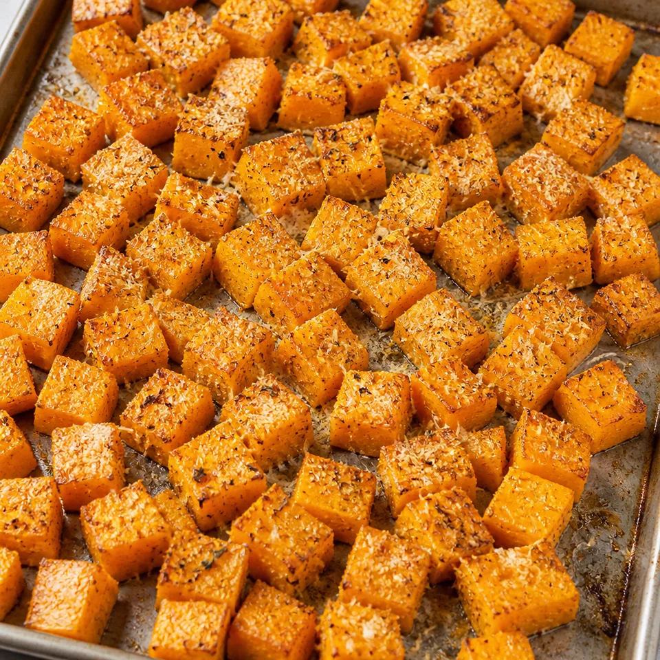 Parmesan Roasted Butternut Squash — serving inspiration