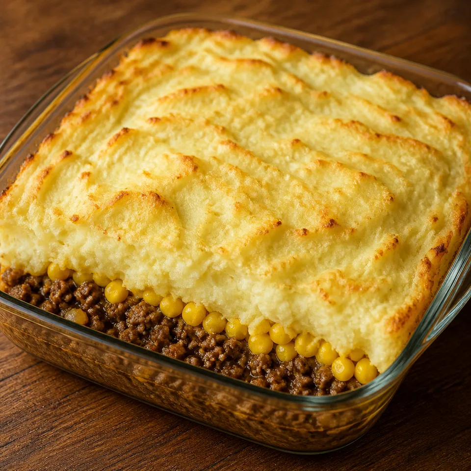 Pâté Chinois (Quebec Style Shepherd's Pie) — serving inspiration