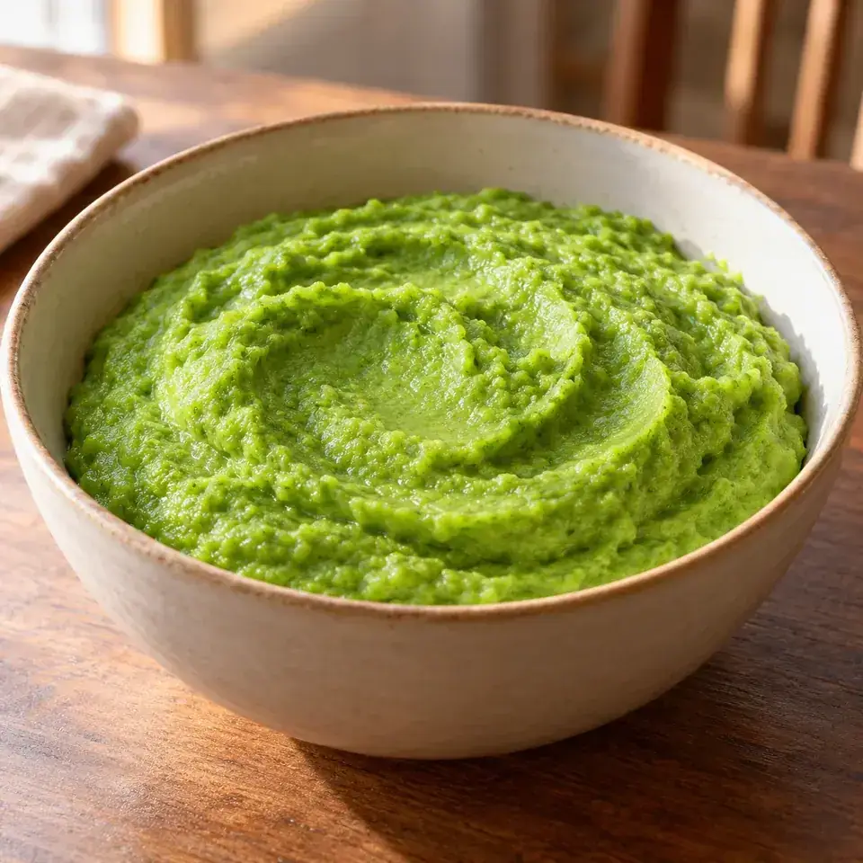Pea Puree — serving inspiration
