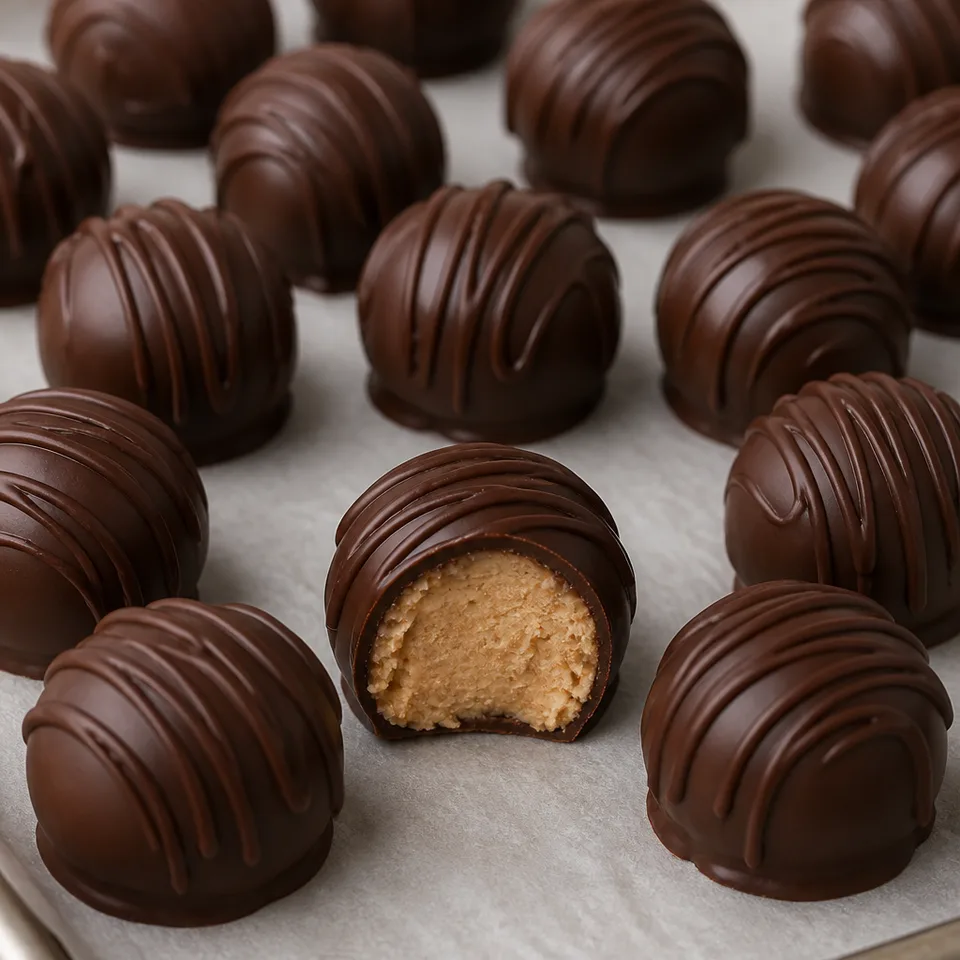 Peanut Butter Balls — serving inspiration