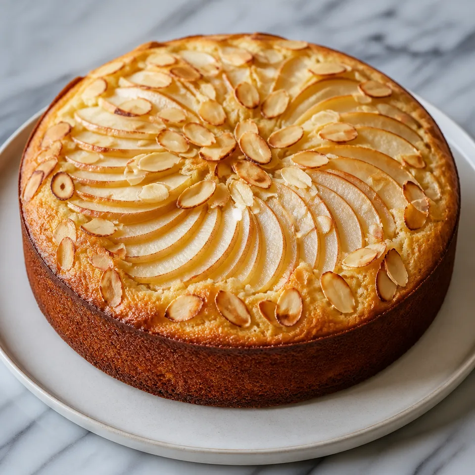 Pear Almond Cake — serving inspiration