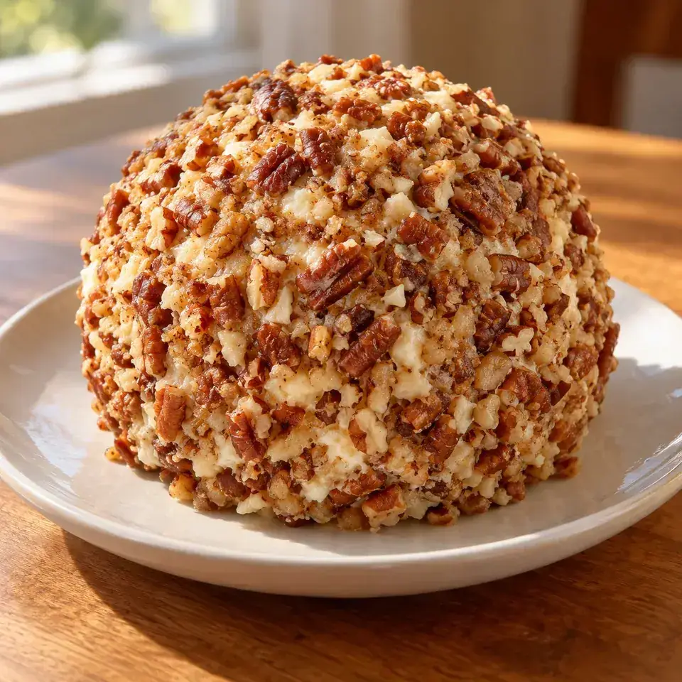 Pecan Pie Dessert Cheese Ball — serving inspiration