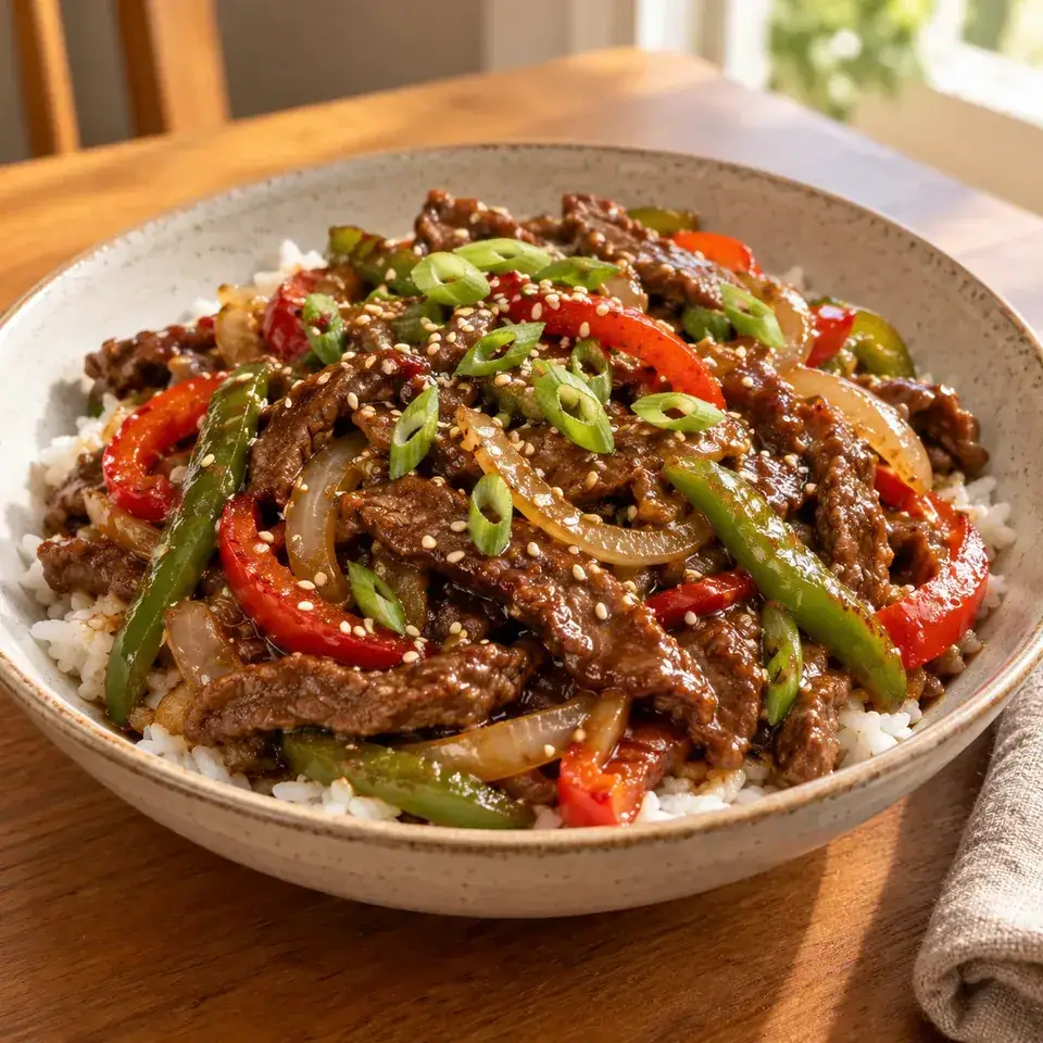 Pepper Steak — serving inspiration