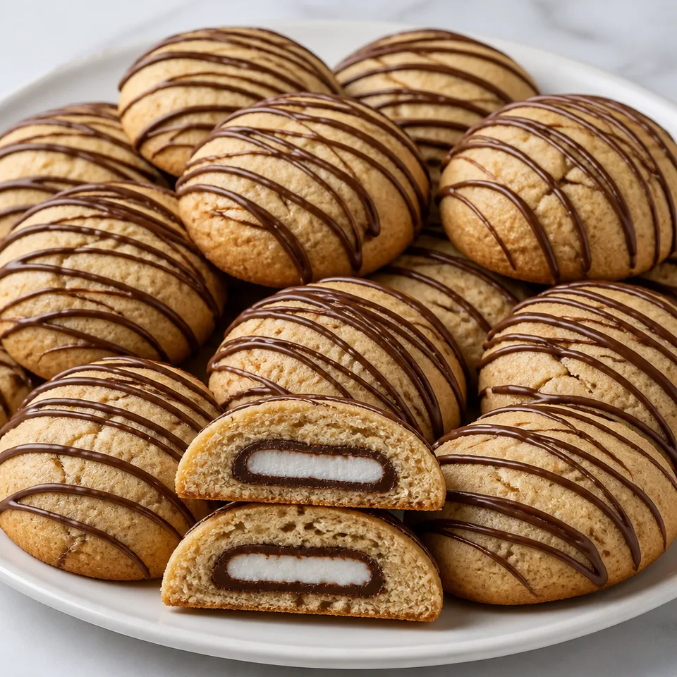 Peppermint Filled Cookies — serving inspiration