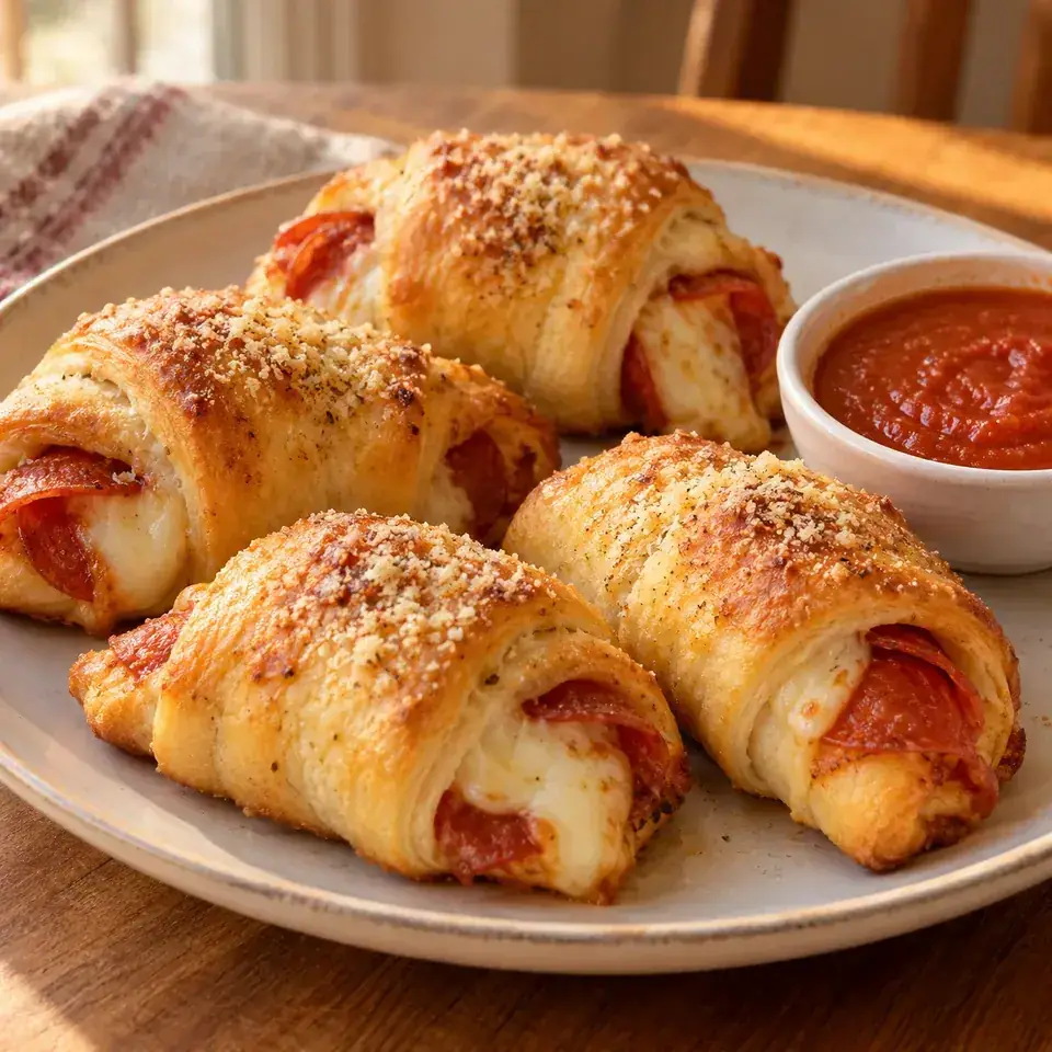 Pepperoni Pizza Crescent Rolls — serving inspiration