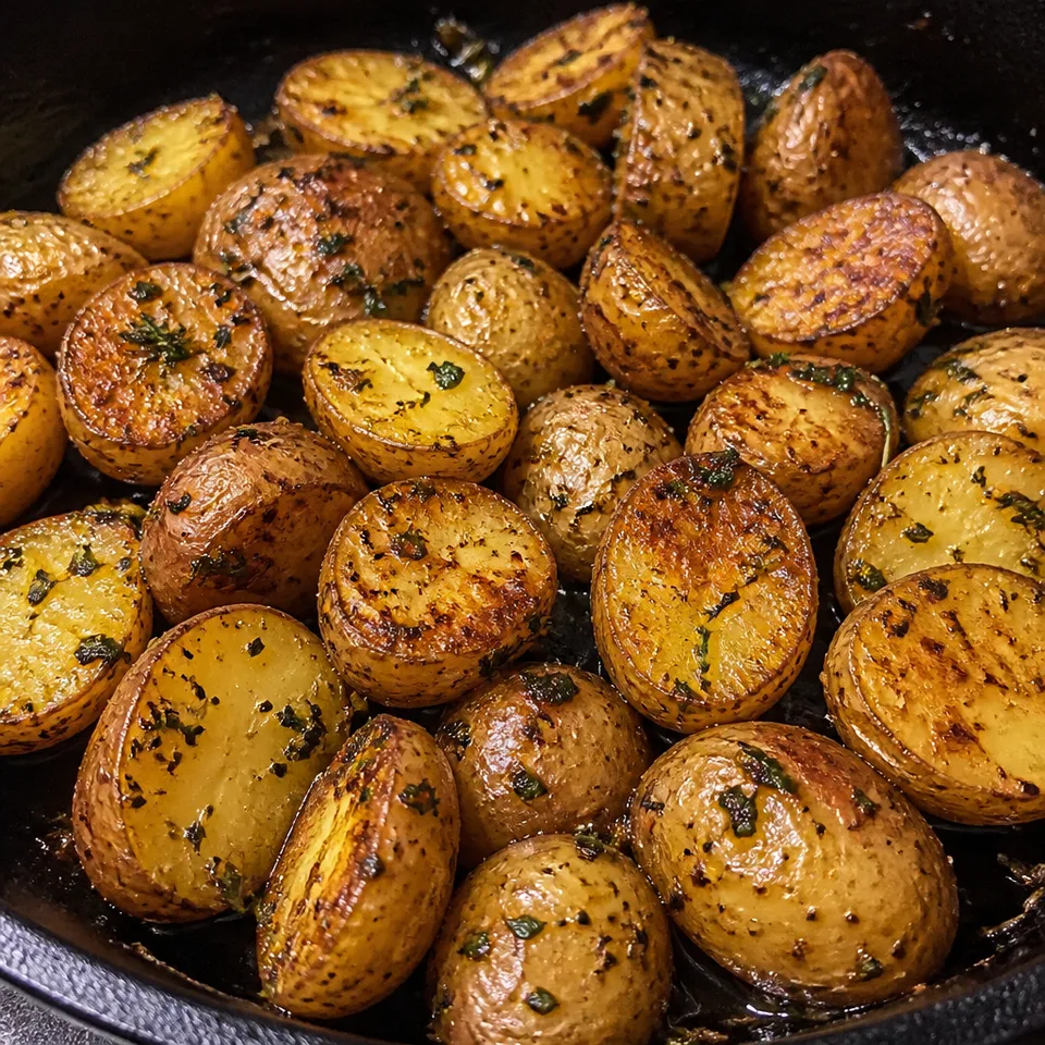 Perfect Thyme Skillet Potatoes — serving inspiration