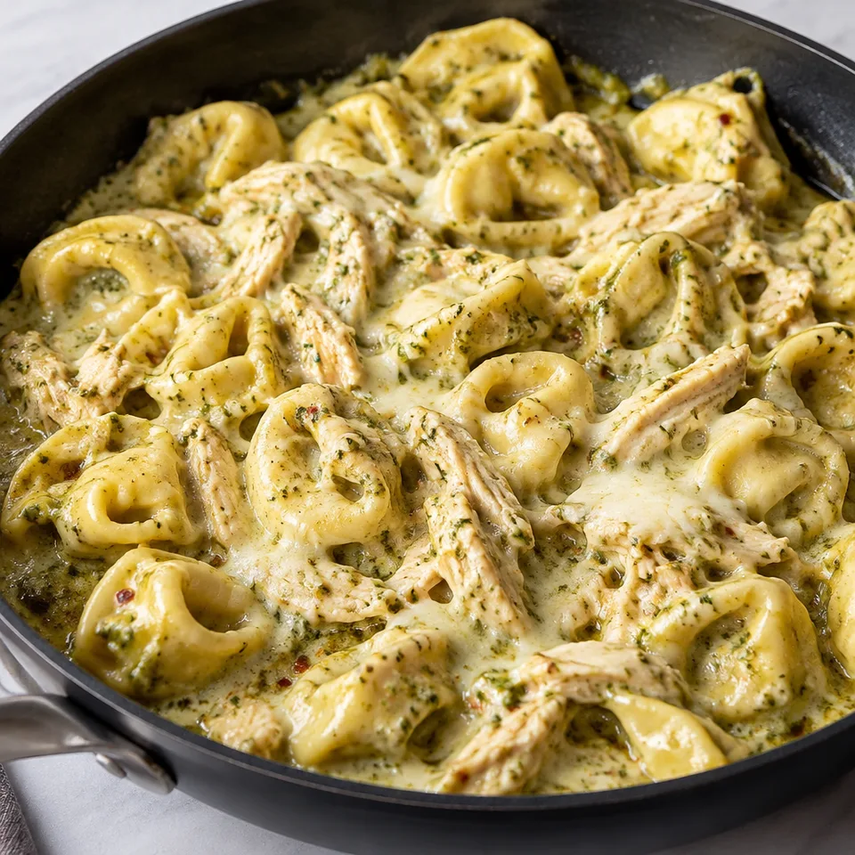 Pesto Chicken Tortellini — serving inspiration