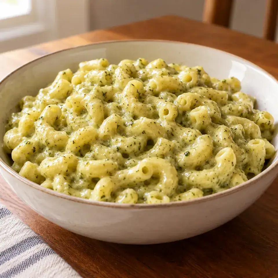 Pesto Mac and Cheese — serving inspiration