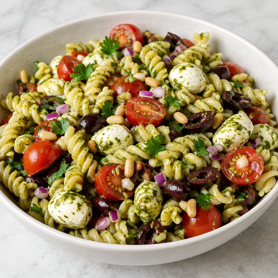 Pesto Pasta Salad — serving inspiration