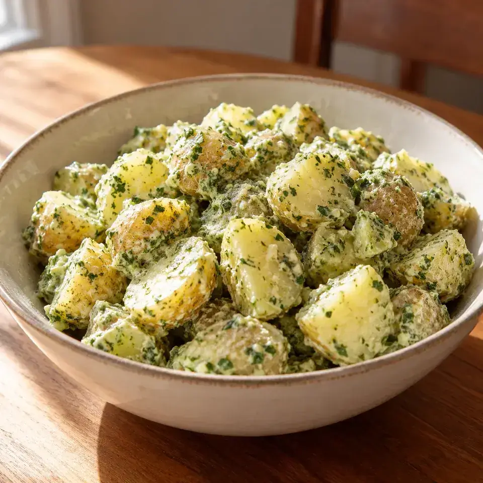 Pesto Potato Salad — serving inspiration