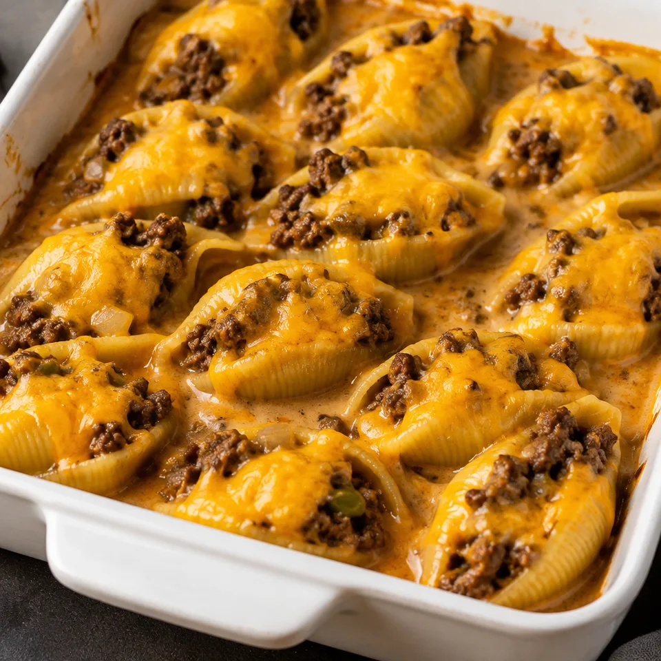 Philly Cheesesteak Stuffed Shells Recipe — serving inspiration