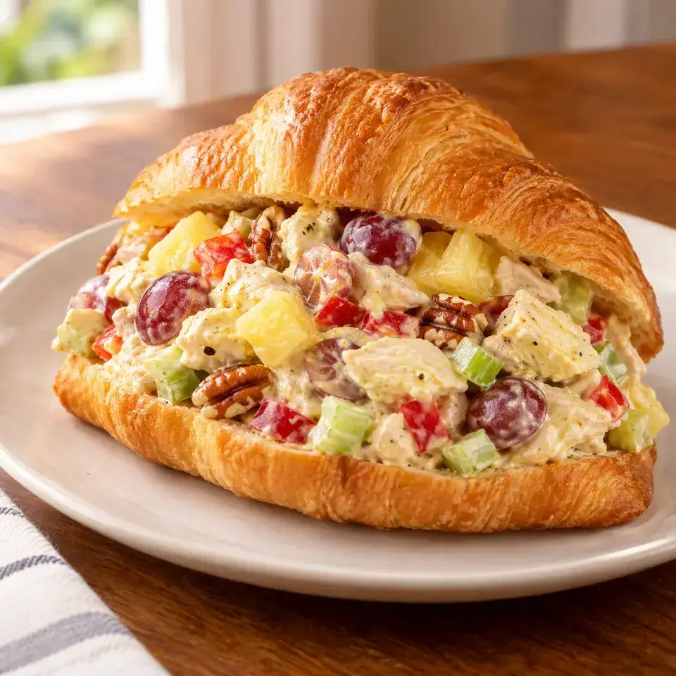 Pineapple Chicken Salad with Grapes — serving inspiration