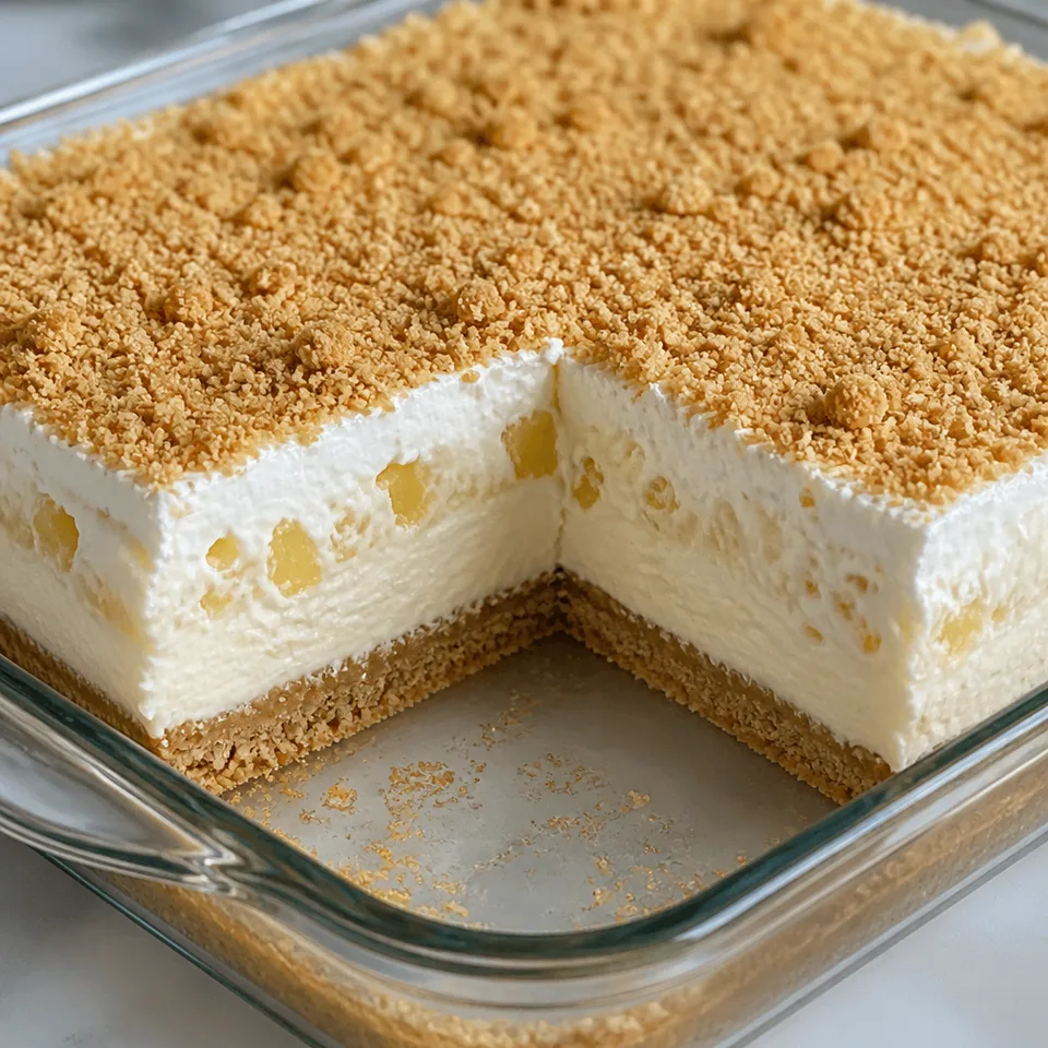 Pineapple Dream Dessert — serving inspiration